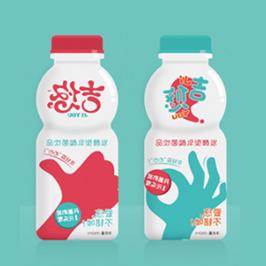 吉悠酸奶瓶型设计